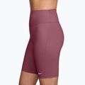 Pantaloni scurți de antrenament pentru femei Nike One Pink Smoke/White 3