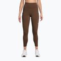 Colanți de antrenament pentru femei Nike One High-Waisted 7/8 cacao wow/white