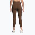 Colanți de antrenament pentru femei Nike One High-Waisted 7/8 cacao wow/white 2