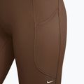 Colanți de antrenament pentru femei Nike One High-Waisted 7/8 cacao wow/white 3