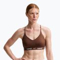 Sutien de antrenament pentru femei Nike Dri-Fit Indy Light Support cacao wow