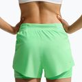 Pantaloni scurți de alergare pentru femei Nike Swift Mid-Rise 2in1 illusion green 6
