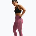 Colanți pentru femei Nike One Seamless Front pink smoke/white 5