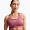 Sutien de antrenament Nike Swoosh pink smoke/white