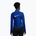 Longsleeve de alergare pentru femei Nike Tempo Swoosh Run Dri-Fit 1/4-Zip old royal/pink rise 2