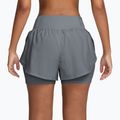 Pantaloni scurți de alergare pentru femei Nike Tempo Flow cool grey/cool grey 2