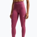 Colanți pentru femei Nike One pink smoke/white 4