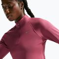 Bluză pentru femei de alergare Nike Tempo Dri-Fit 1/4 Zip pink smoke 6