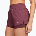 Pantaloni scurți de antrenament pentru femei Nike One pink smoke/white 3
