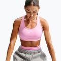 Sutien de antrenament Nike Swoosh pink rise/white 4