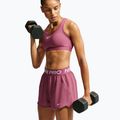 Pantaloni scurți de antrenament pentru femei Nike Pro pink smoke/white 4