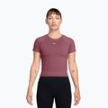 Tricou de antrenament pentru femei Nike Pro Seamless pink smoke/white