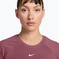 Tricou de antrenament pentru femei Nike Pro Seamless pink smoke/white 3