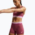 Pantaloni scurți de antrenament pentru femei Nike Pro pink smoke/bleached lilac 4