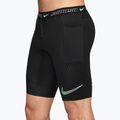 Pantaloni scurți de alergare pentru bărbați Nike Stride black/illusion green 3