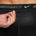 Pantaloni scurți de alergare pentru bărbați Nike Stride black/illusion green 4