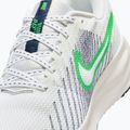 Încălțăminte de alergare pentru bărbați Nike Run Defy White/Midnight Navy/Green Spark 7
