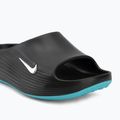 Șlapi pentru bărbați Nike ReactX Rejuven8 black/gamma blue/metallic silver 7