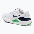 Încălțăminte de alergare pentru bărbați Nike Structure 26 white/green spark/midnight navy 3