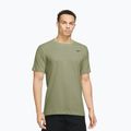 Tricou de antrenament bărbați Nike Dri-FIT dusty olive/black