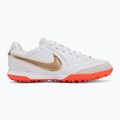 Încălțăminte de fotbal pentru bărbați Nike Tiempo Ligera Pro White/Bright Crimson/Blur 2