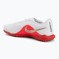 Încălțăminte de fotbal pentru bărbați Nike Tiempo Maestro Club White/Bright Crimson/Blur 3