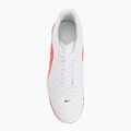 Încălțăminte de fotbal pentru bărbați Nike Tiempo Maestro Club White/Bright Crimson/Blur 5