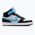 Încălțăminte pentru copii Nike Court Borough Mid 2 white/black/arctic green/football blue