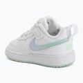 Încălțăminte pentru copii Nike Court Borough Low white/football grey/arctic green 8
