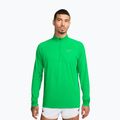 Bluză de alergare pentru bărbați Nike Stride 1/4 Zip Dri-Fit green spark
