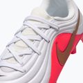 Încălțăminte de fotbal pentru copii Nike Jr. Tiempo Maestro Academy white/bright crimson/blur 5