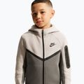 Bluză pentru copii Nike Sportswear Tech Fleece moon particle/cave stone/black/black 4