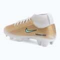 Încălțăminte de fotbal pentru copii Nike Jr. Mercurial Superfly 11 Club "Kylian Mbappé" metallic gold/green glow 3