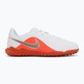 Încălțăminte de fotbal pentru copii Nike Jr. Tiempo Maestro Club White/Bright Crimson/Blur 2