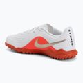 Încălțăminte de fotbal pentru copii Nike Jr. Tiempo Maestro Club White/Bright Crimson/Blur 3