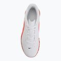 Încălțăminte de fotbal pentru copii Nike Jr. Tiempo Maestro Club White/Bright Crimson/Blur 5