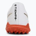 Încălțăminte de fotbal pentru copii Nike Jr. Tiempo Maestro Club White/Bright Crimson/Blur 6