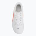 Încălțăminte de fotbal pentru copii Nike Jr. Tiempo Maestro Club White/Bright Crimson/Blur 5