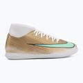 Încălțăminte de fotbal pentru copii Nike Jr. Mercurial Superfly 11 Club "Kylian Mbappé" metallic gold/green glow 2