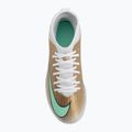 Încălțăminte de fotbal pentru copii Nike Jr. Mercurial Superfly 11 Club "Kylian Mbappé" metallic gold/green glow 5