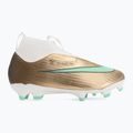 Încălțăminte de fotbal pentru copii Nike Jr. Mercurial Superfly 11 Academy "Kylian Mbappé" metallic gold/green glow 2