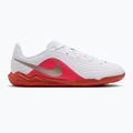 Încălțăminte de fotbal pentru copii Nike Jr. Tiempo Maestro Club white/bright crimson/blur