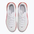 Încălțăminte de fotbal pentru copii Nike Jr. Tiempo Maestro Club white/bright crimson/blur 2