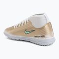 Încălțăminte de fotbal pentru copii Nike Jr. Mercurial Superfly 11 Club "Kylian Mbappé" metallic gold/green glow 3