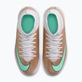 Încălțăminte de fotbal pentru copii Nike Jr. Mercurial Superfly 11 Club "Kylian Mbappé" metallic gold/green glow 4