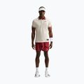 Tricou polo Nike Court Slam Aero-Fit Pale Ivory/Team Red 2