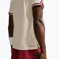 Tricou polo Nike Court Slam Aero-Fit Pale Ivory/Team Red 5