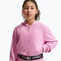 Bluză pentru copii Nike Pro Fleece pink rise/pink rise/black/white 3