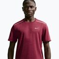 Tricou de alergare pentru bărbați Nike Miler Dri-Fit UV tough red/mystic dates 4