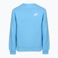Bluză pentru copii Nike Sportswear Club Fleece football blue/white